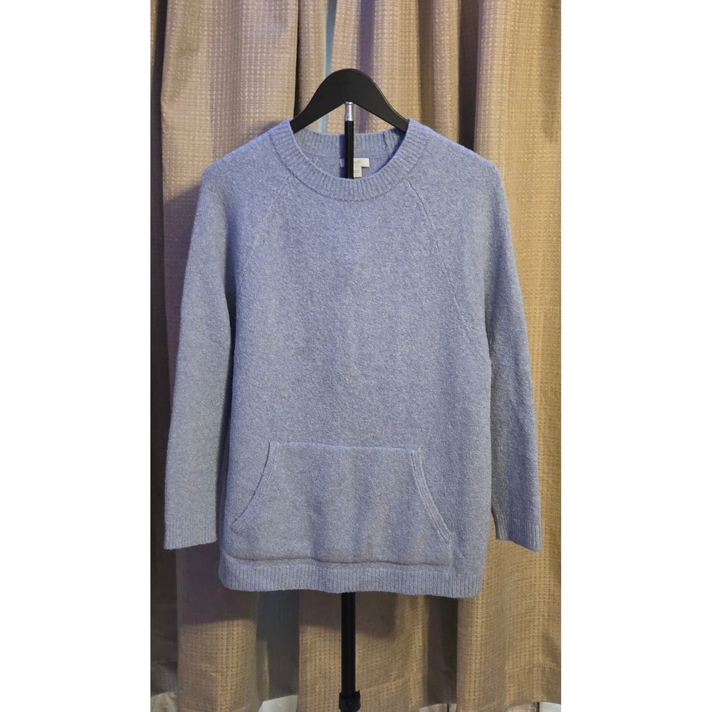 Purejill Long Sleeve Pullover Sweater Women's Size Small Blue Wool Blend